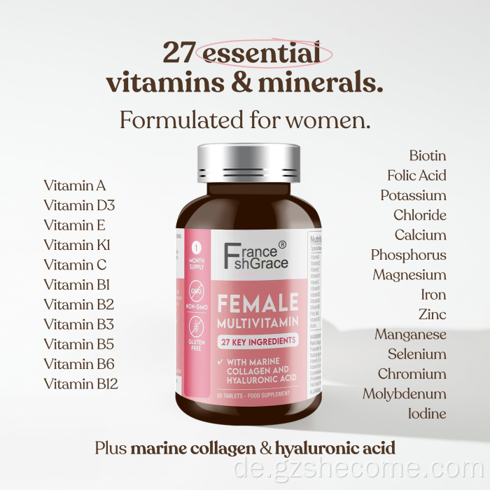 Neuankömmlinge Multivitamin -Extrakt Supplement Support Immun